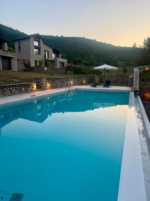 Natural landscape, Mountain view, Pool view, Swimming pool, Swimming pool, sunbed
