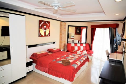 Seating area, Bedroom