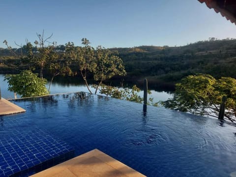 Natural landscape, Mountain view, Pool view, Swimming pool