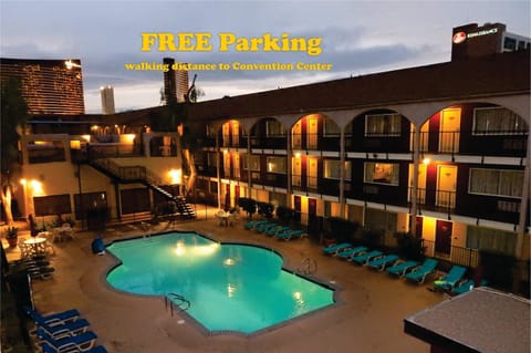 Pool view, Swimming pool, Sunset