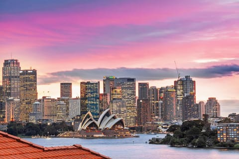 City view, Landmark view, Sunset