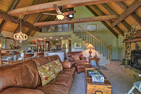 Sky Valley Home with Stunning Views - 1 Mi to Resort House in Sky Valley