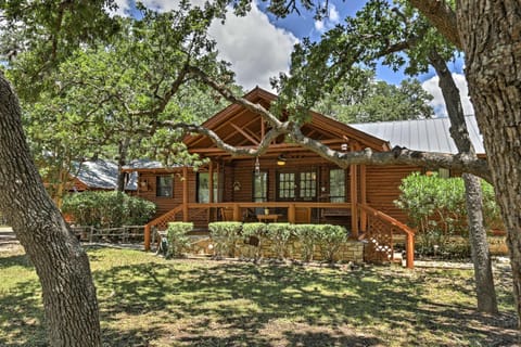 Rustic Canyon Lake Cabins with Hot Tub on about 3 Acres Cabin in Canyon Lake