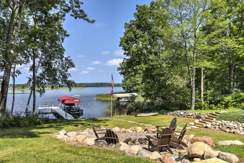 Swim, Hike, Relax Lakefront Hayward Home with Deck! House in Wisconsin