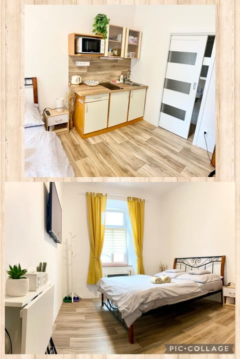 Kitchen or kitchenette, Bedroom