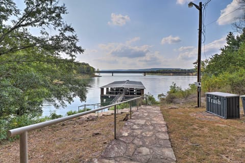 Lakefront Greers Ferry Cabin with Covered Boat Slip! Cabin in Greers Ferry Lake