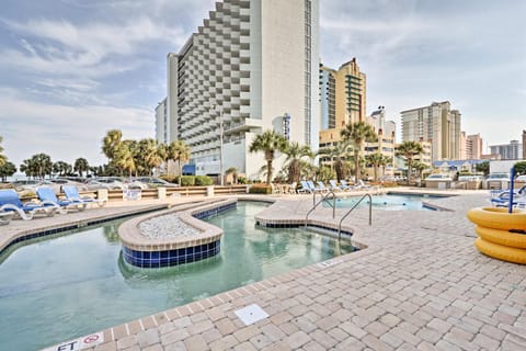 Steps to Ocean BlueWater Resort Condo with Perks Apartment in Myrtle Beach