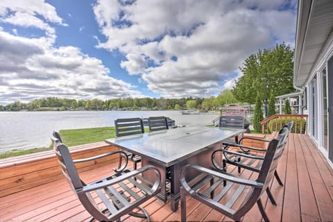 Lakefront Home with Boat Dock in Benton Harbor! House in Sister Lakes