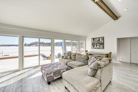 Lakefront Home with Boat Dock in Benton Harbor! House in Sister Lakes