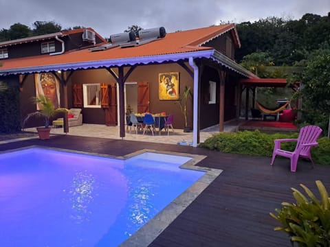 Property building, Patio, Pool view