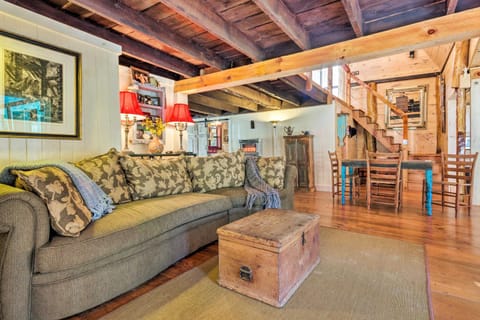 Cullowhee Getaway with Fireplace on Private Meadow House in Lake Glenville