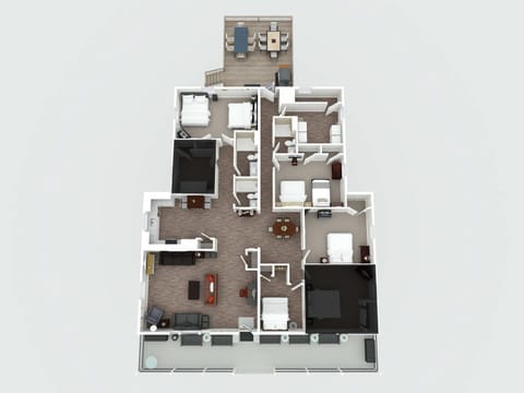 4BR, 3Bath for 11, Near Ark, Plenty of Free Parking House in Williamstown