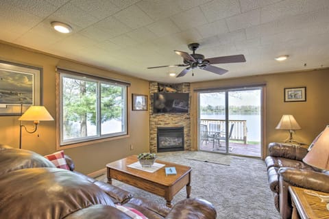 Pet Friendly - Rice Lake Home with Private Dock! House in Rice Lake