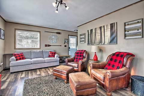 Brainerd Lakes Cabin on 2-Acres with Dock and Fire Pit Cabin in Pequot Lakes