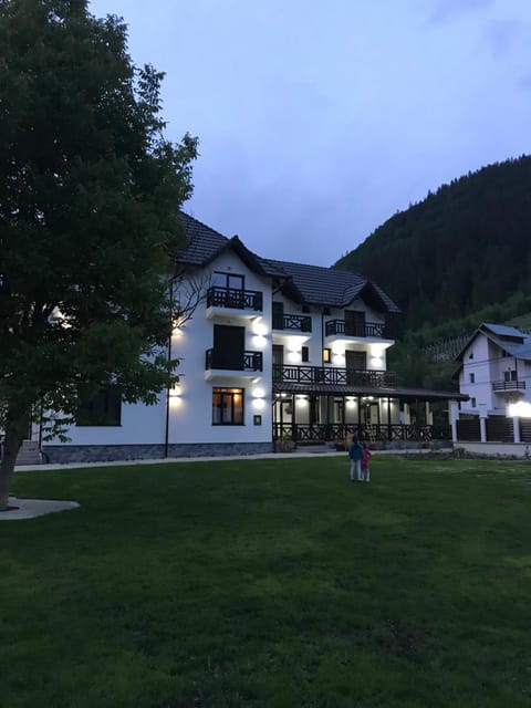 Property building, Night, Natural landscape, Garden