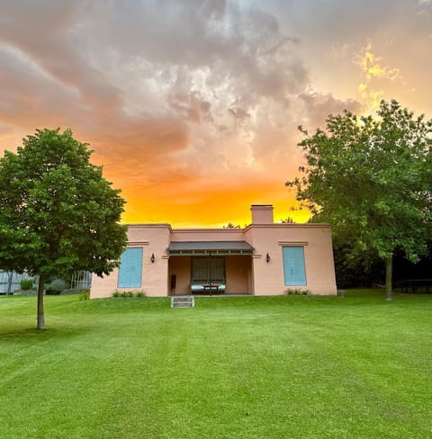 Garden, Garden view, Sunset