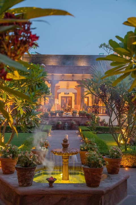 Property building, Garden view