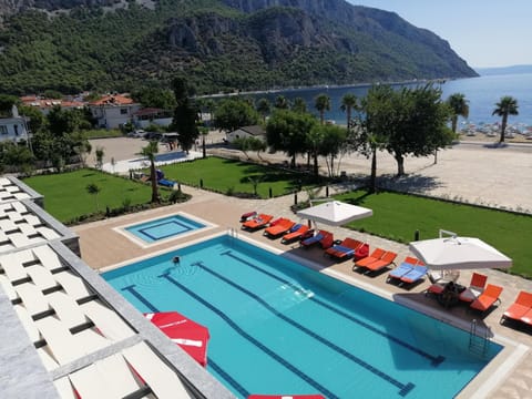 Property building, View (from property/room), Pool view, Sea view, Swimming pool