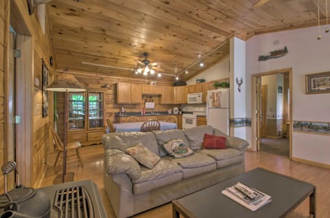 Peaceful Bryson City Cabin - Fire Pit and Hot Tub! Cabin in Fontana Lake