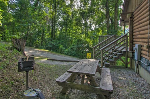 Peaceful Bryson City Cabin - Fire Pit and Hot Tub! Cabin in Fontana Lake