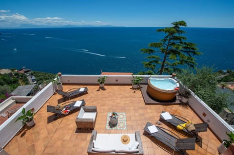 Hot Tub, View (from property/room), Sea view
