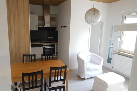 Kitchen or kitchenette, Living room, Dining area