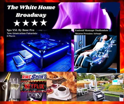 The White Home Broadway Love Room House in Centre-Val de Loire