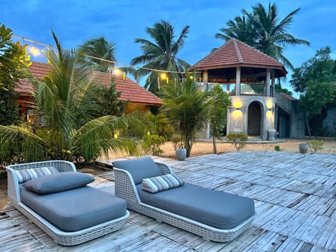 Patio, Garden view, sunbed