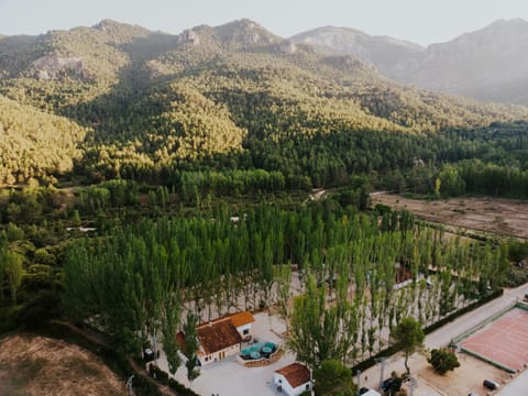 Natural landscape, Bird's eye view, Mountain view
