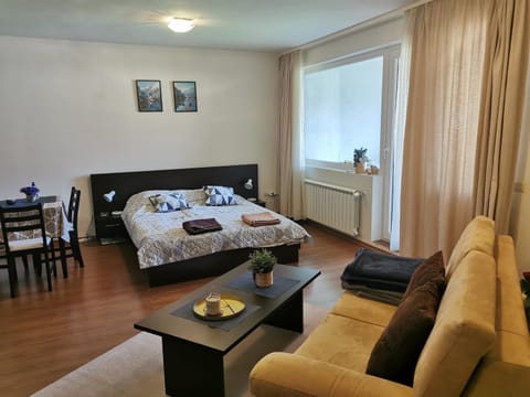 Bed, Living room, Dining area, Bedroom