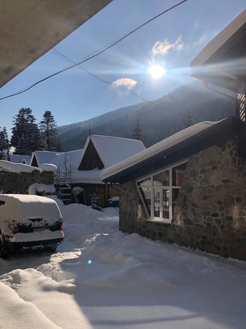 Day, Winter, View (from property/room), Mountain view, Inner courtyard view