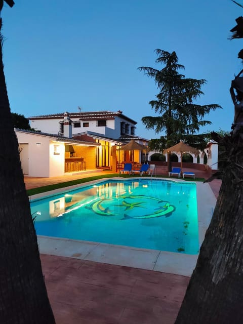 Night, Swimming pool