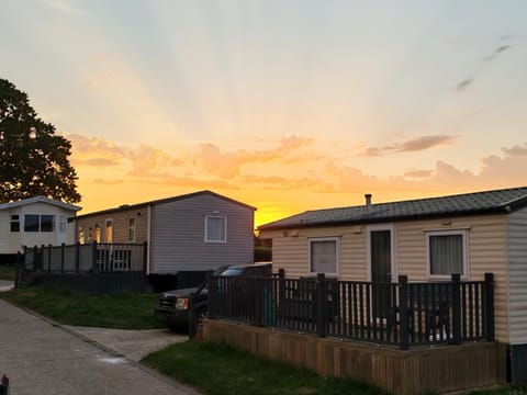 Property building, Sunset