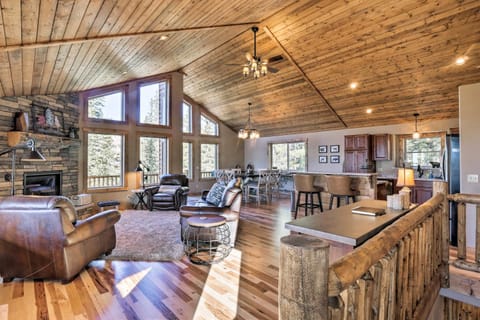 Fairplay Cabin with Wraparound Deck and Mountain Views Cabin in Park County