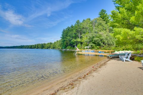 The Acres Panther Pond Cabin with Beach and Dock! Cabin in Casco