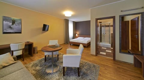 Photo of the whole room, Seating area, Bedroom