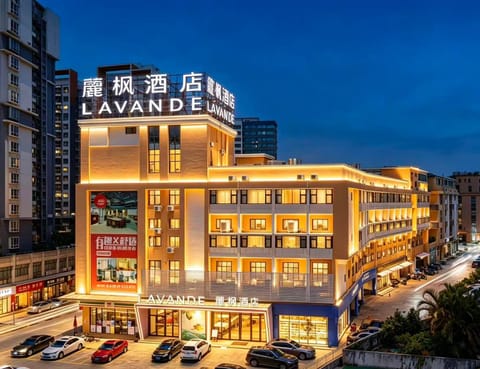 Property building, Night, City view, Location, Parking
