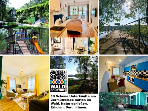 Waldschenke Stendenitz Übernachten im Wald am See Apartment in Rheinsberg