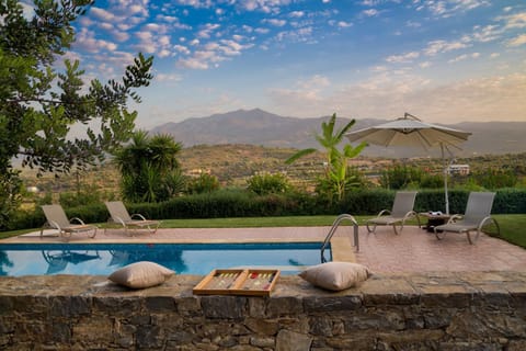 Patio, Day, Natural landscape, Garden, Balcony/Terrace, Mountain view, Pool view, Swimming pool, sunbed