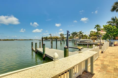 Waterfront Getaway with Pool and Dock - Walk to Beach! House in Indian Rocks Beach