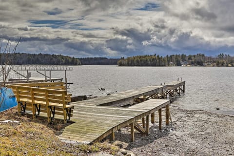 East Otis Reservoir Cabin with Porch - Walk to Lake! Cabin in Otis