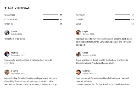 Harbour View 3BR 2BA Apt in Heart of Heraklion-Easy Walk to Port, Old Town, Lions Square & Museums #1 Apartment in Heraklion