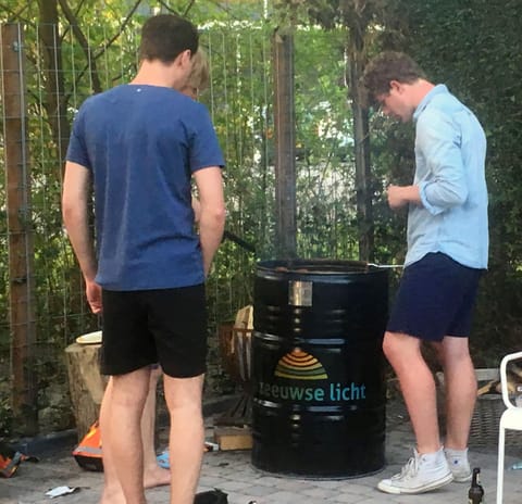 People, BBQ facilities, BBQ facilities, group of guests