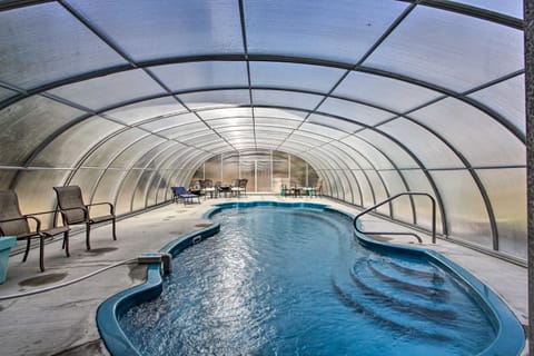 Luxe Cabin with Covered Pool and Smoky Mountain Vistas Cabin in Sevier County