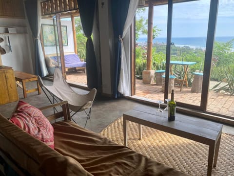 Living room, Seating area, Sea view