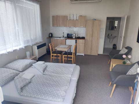 Photo of the whole room, Meals, furniture, kitchen