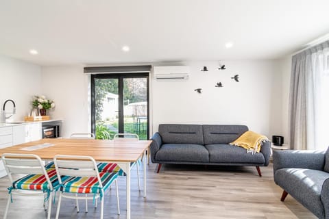 Living room, kitchen