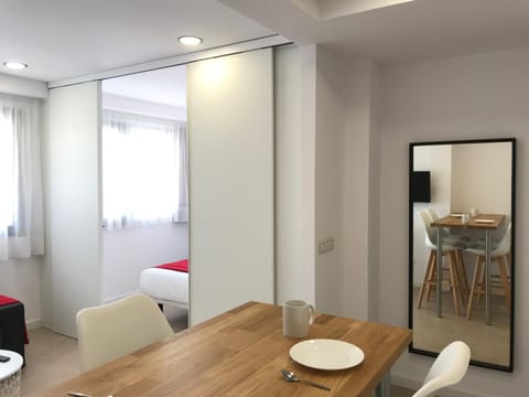 Living room, Seating area, Dining area