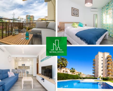 Communal lounge/ TV room, Bedroom, Pool view