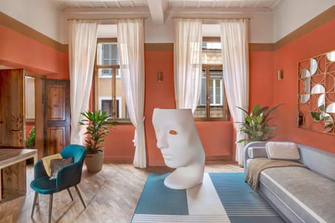 Bed, Seating area